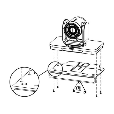 Universal Camera Mounting for Poly EagleEye IV & EagleEye Producer